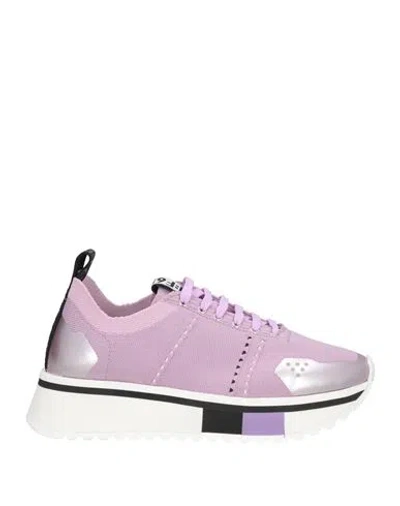 Fabi Woman Sneakers Mauve Size 8 Textile Fibers In Purple