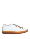 Fabi Woman Lace-up Shoes White Size 9 Soft Leather