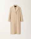 Fabiana Filippi Textured-effect Drawstring Single-breasted Coat In Brown