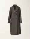 Fabiana Filippi Double-breasted Coat In Prince Of Wales Check In Brown