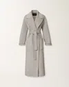 Fabiana Filippi Double-faced Wool And Cashmere Coat In Gray