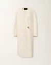 Fabiana Filippi Single-button Wrap Coat In White