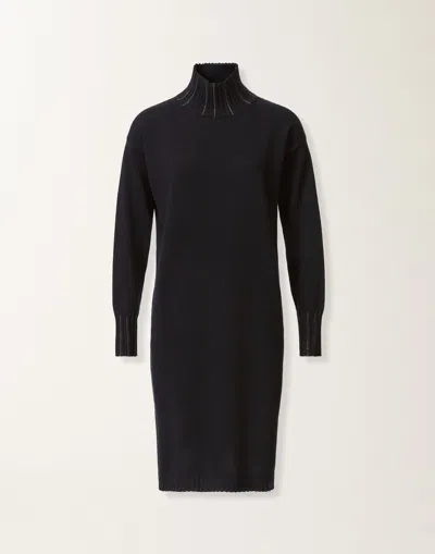Fabiana Filippi Dress In Platinum In Black