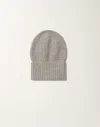 Fabiana Filippi Wool And Silk Hat With Sequins In Gray