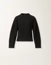 Fabiana Filippi Platinum Sweater With Sequins In Black