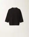 Fabiana Filippi Cashmere T-shirt In Black