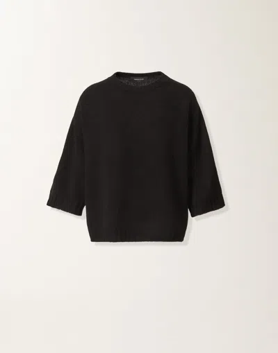 Fabiana Filippi Cashmere T-shirt In Black