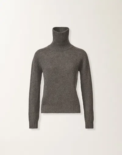 Fabiana Filippi Cashmere Turtleneck Sweater In Gray