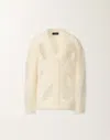 Fabiana Filippi Long-sleeved Cardigan In Neutral