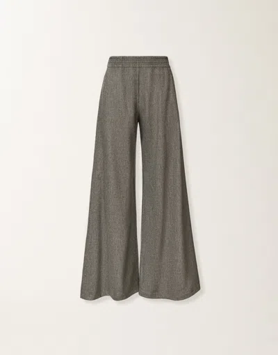Fabiana Filippi Amelia Trousers In Flannel In Green