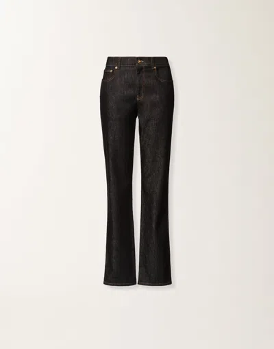 Fabiana Filippi Denim Trousers In Black