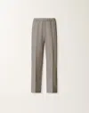 Fabiana Filippi Gubbio Trousers In Bi-stretch Fresco Wool In Gray