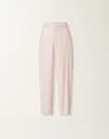 Fabiana Filippi Wool-blend Pants In Pink