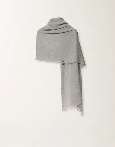 Fabiana Filippi Scarf In Platinum In Gray