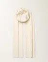 Fabiana Filippi Wool And Silk Scarf With Sequins In White