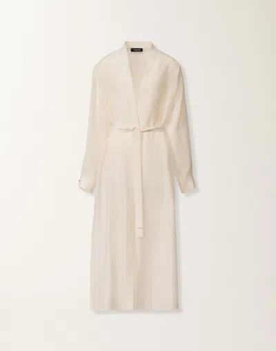 Fabiana Filippi Flowy Blouse In Butter In Neutral