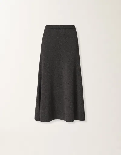 Fabiana Filippi Skirt In Platinum In Gray