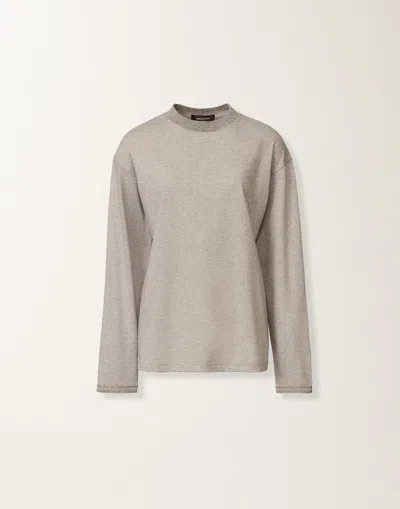 Fabiana Filippi Jersey T-shirt In Neutral