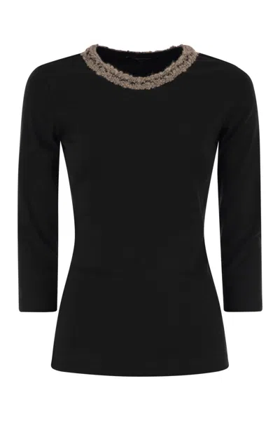 Fabiana Filippi T-shirt In Black
