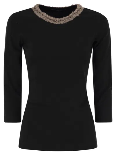 Fabiana Filippi T-shirt In Black