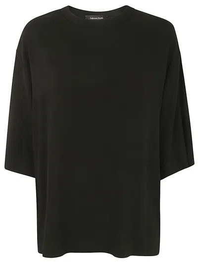 Fabiana Filippi 3/4 Sleeves Sweater In Black