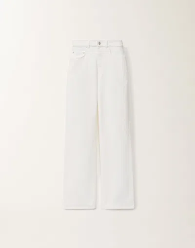 Fabiana Filippi 5-pocket Denim Trousers In White