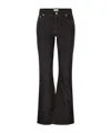 Fabiana Filippi 5-pocket Denim Trousers With Flare In Black