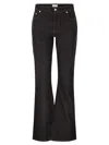 Fabiana Filippi 5-pocket Denim Trousers With Flare In Black