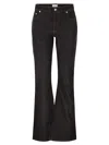 Fabiana Filippi 5-pocket Denim Trousers With Flare In Black