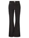 Fabiana Filippi 5-pocket Denim Trousers With Flare In Black