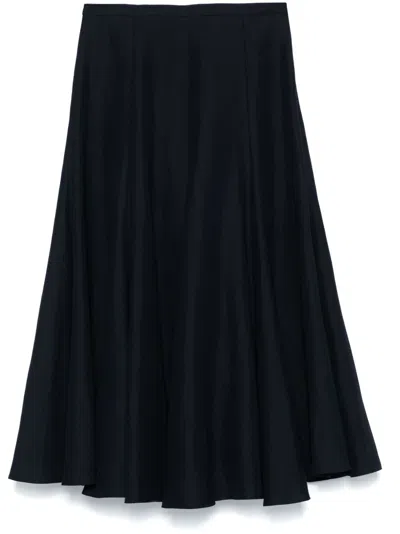 Fabiana Filippi A-line Maxi Skirt In Blue