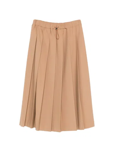 Fabiana Filippi A-line Midi Skirt In Brown