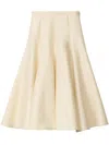 Fabiana Filippi A-line Midi Skirt In Neutrals