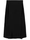 Fabiana Filippi A-line Midi Skirt In Schwarz