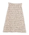 Fabiana Filippi Tweed Midi Skirt In Multi