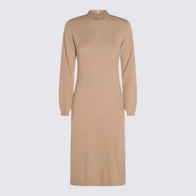 FABIANA FILIPPI FABIANA FILIPPI BEIGE WOOL DRESS