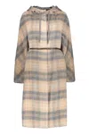 Shop Fabiana Filippi Alpaca-wool Blend Coat In Beige