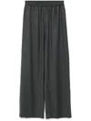 Fabiana Filippi Wool Blend Wide Leg Pants In Grey