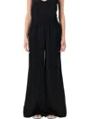 Fabiana Filippi Flowing Wide-leg Trousers Side Pockets