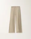 Fabiana Filippi Amelia Viscose Satin Trousers In Clay