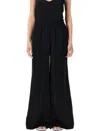 Fabiana Filippi Flowing Wide-leg Trousers Side Pockets