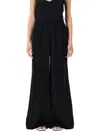 Fabiana Filippi Flowing Wide-leg Trousers Side Pockets