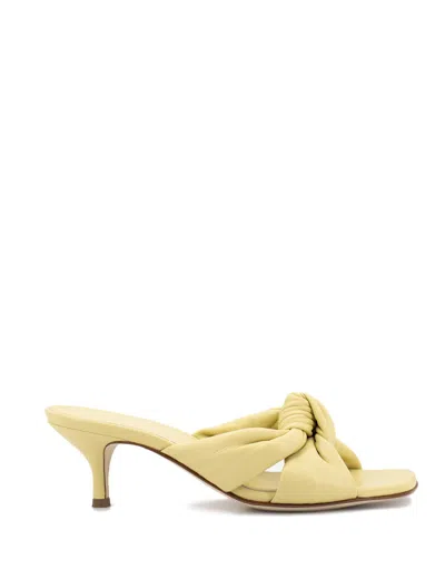 Fabiana Filippi Apple Leather Mules With Knotted Design