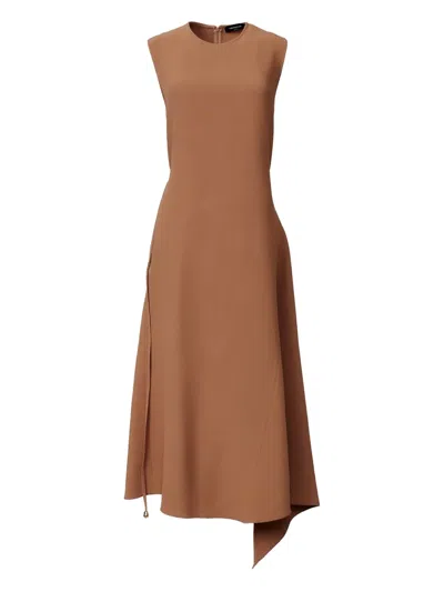 FABIANA FILIPPI ASYMMETRIC-HEMLINE MIDI DRESS