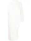 Fabiana Filippi Asymmetric Ribbed-knit Jumper In Neutrals