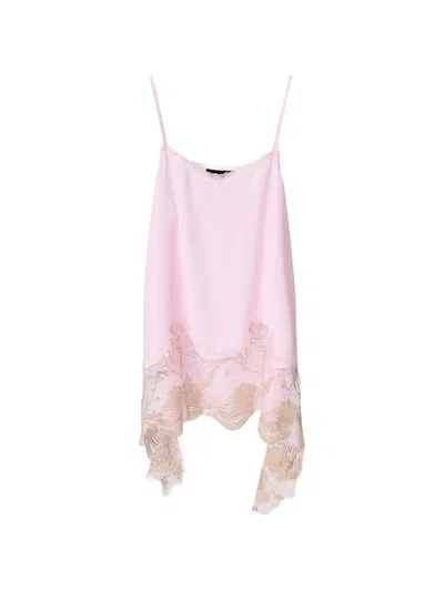 Fabiana Filippi Asymmetric Tank Top In Purple