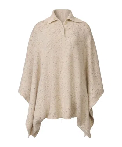 Fabiana Filippi Asymmetrical Knit Sweater In Nude