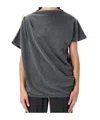 Fabiana Filippi Asimmetric Top With Detail On Shoulder In Gray