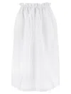 Fabiana Filippi Bag Style Midi Skirt With Drawstring Waist