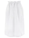 Fabiana Filippi Bag Style Midi Skirt With Drawstring Waist